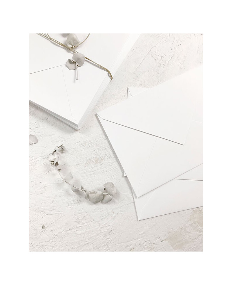 Envelopes de casamento brancos B6 Envelopes de casamento brancos B6