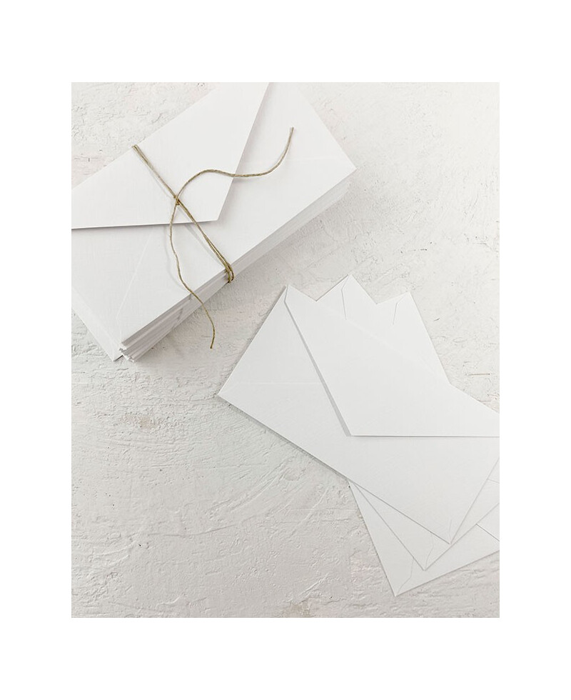 Envelopes de casamento brancos americanos Envelopes de casamento brancos americanos