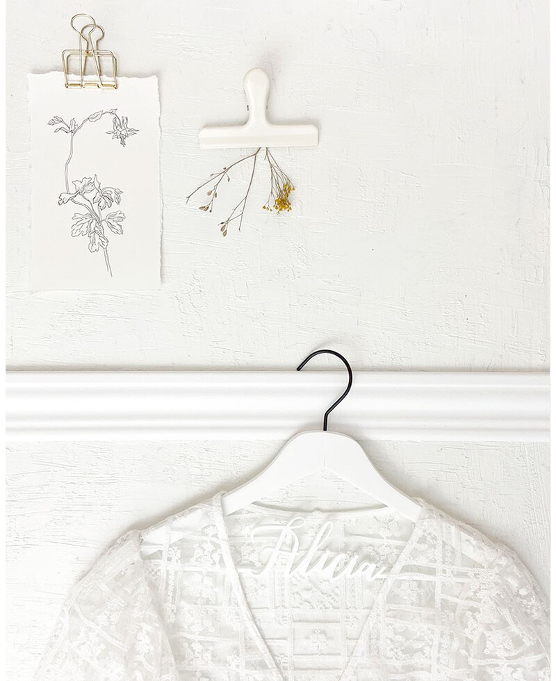 Custom Name Wedding Hanger Custom Name Wedding Hanger
