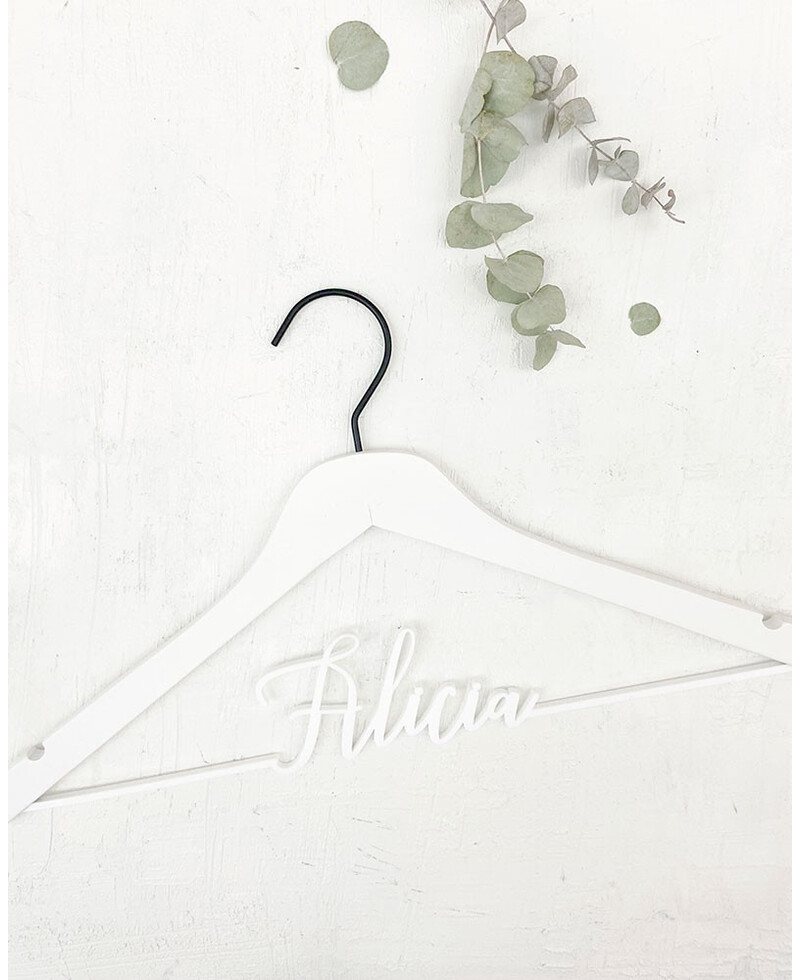 Custom Wedding Name Hanger Custom Wedding Name Hanger
