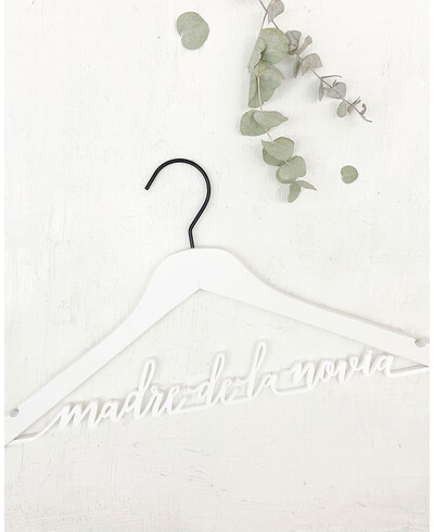 percha madre boda novia