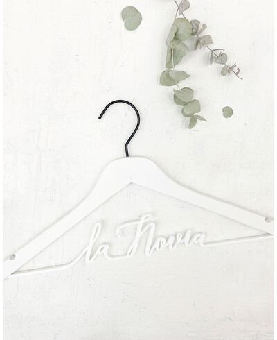 Bridal wedding hanger