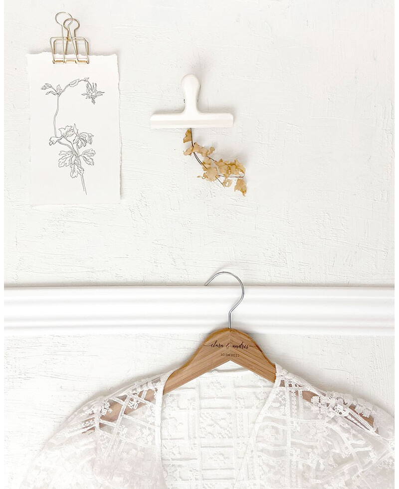 Wedding Hanger Bamboo Names Date Wedding Hanger Bamboo Names Date