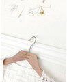 Wedding hanger cedar name date