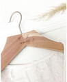 cedar hanger initials date weddings