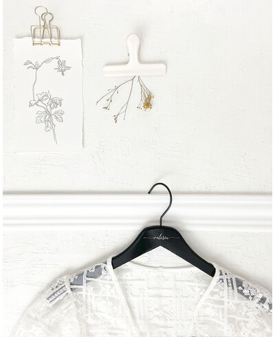 Black Wedding Name Hanger