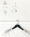 Black Wedding Name Hanger
