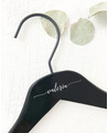 Black Name Wedding Hanger