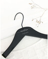Black Hanger Name Date Weddings