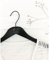 Black Hanger Initials Date Weddings