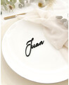 Black Wedding Bookmarks Name