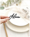 Black wedding placeholders