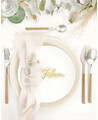 Golden wedding placeholders names