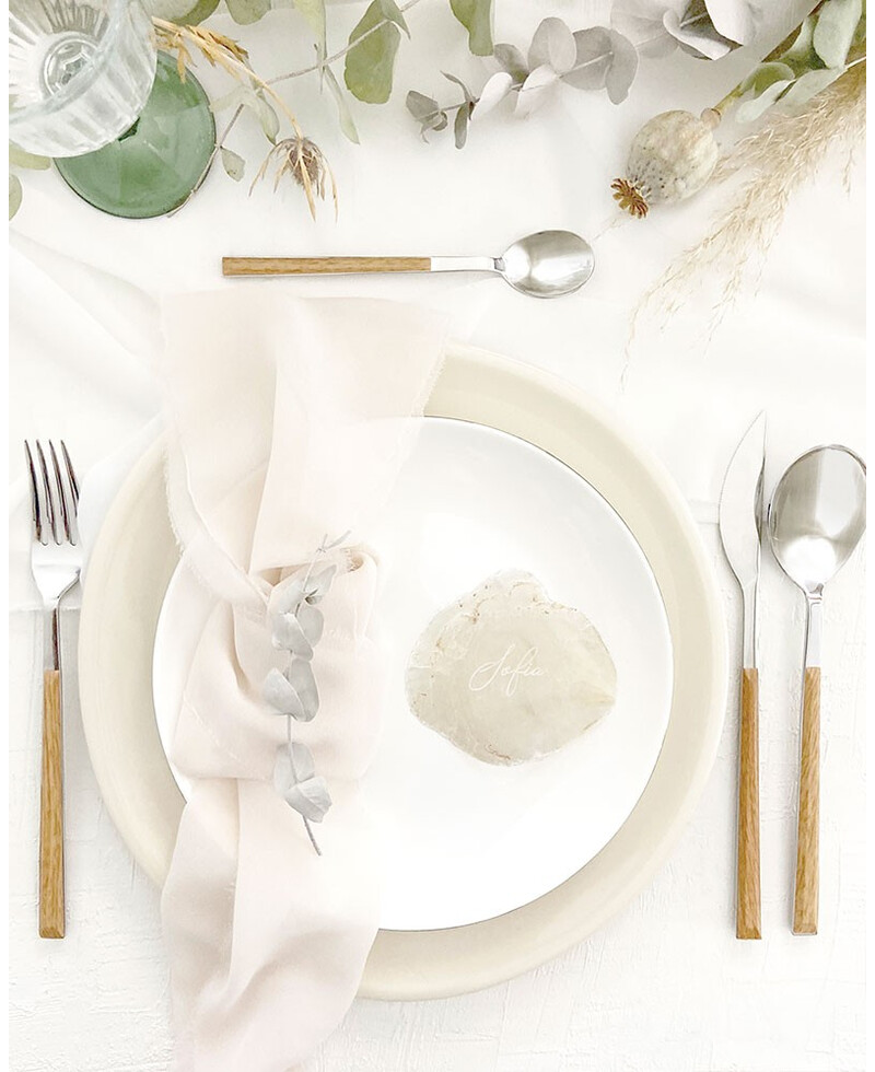 Segnalibro luoghi conchiglia matrimonio Segnalibro luoghi conchiglia matrimonio