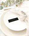 Black wedding bookmarks