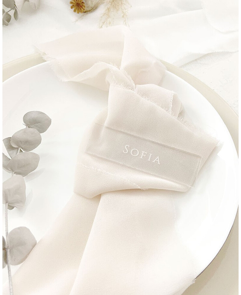 Transparent wedding bookmarks Transparent wedding bookmarks