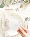 Circular wedding placeholder