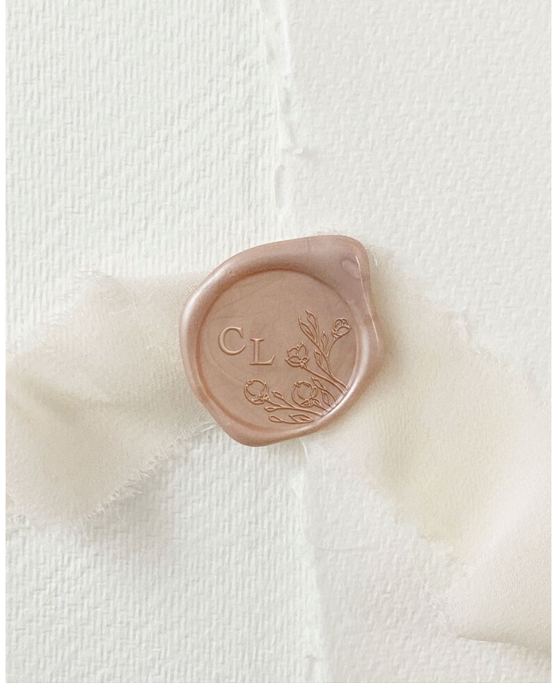 Peonies sealing seal Peonies sealing seal