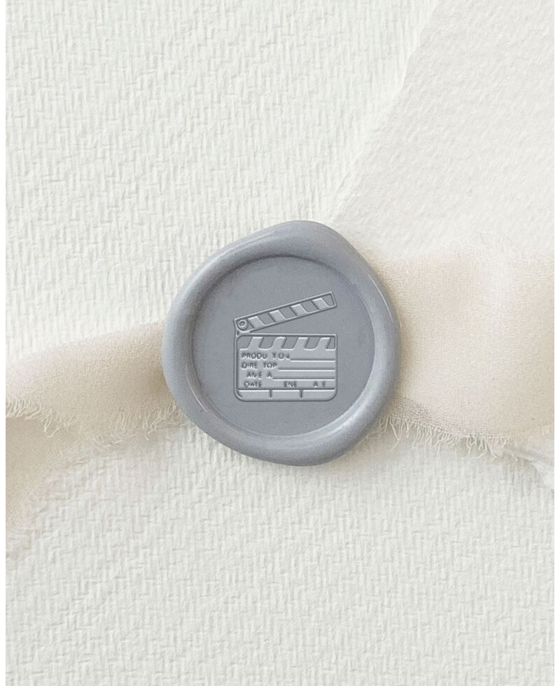 Sealing stamp clapperboard cinema Sealing stamp clapperboard cinema