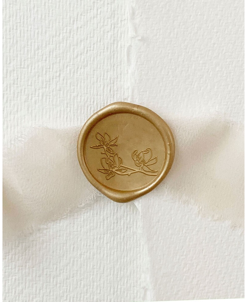 Magnolia wax seal Magnolia wax seal