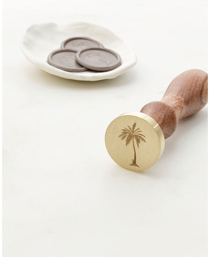 Beach palm wax seal Beach palm wax seal