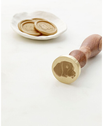 Dog drawing stamp