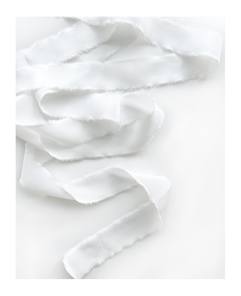 Nastro di seta bianco Nastro di seta bianco