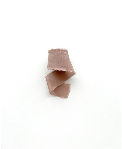 Vintage Pink Handmade Silk Bow