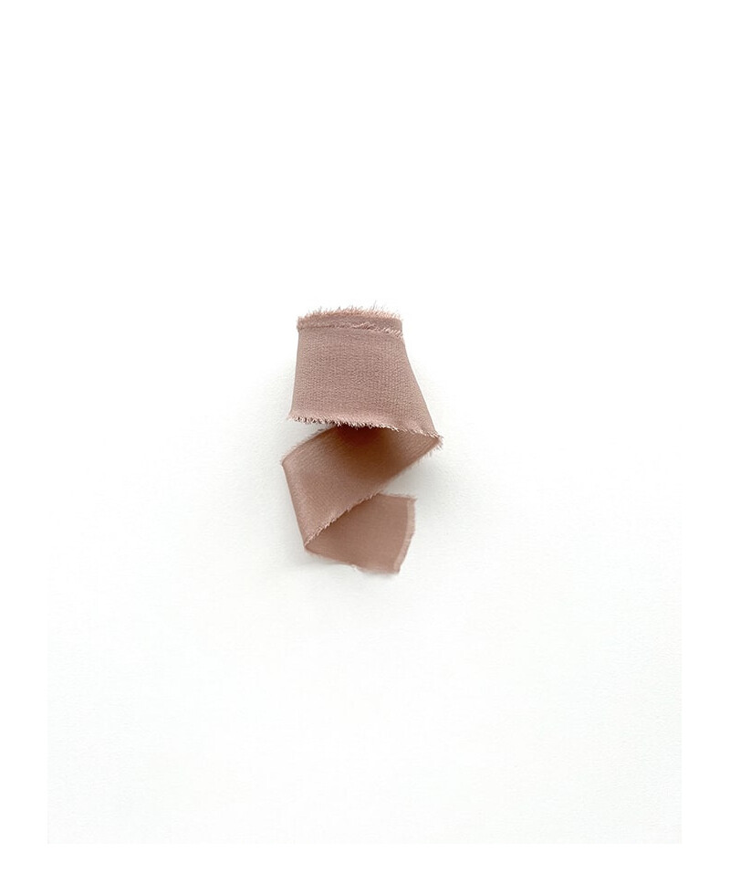 Vintage Pink Handmade Silk Bow