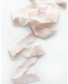 Nastro di seta naturale rosa perla