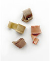 Rubans de soie naturelle marron