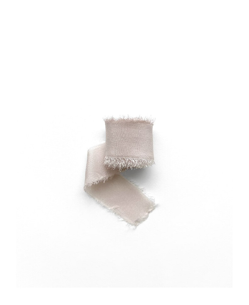 Fiocco in seta lino beige Fiocco in seta lino beige