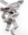 Ruban de soie naturelle gris