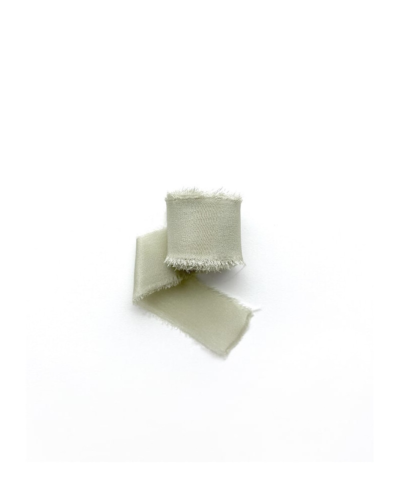 Olive green silk bow Olive green silk bow