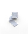 Fiocco in seta blu cipria