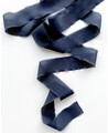 Nastro di seta blu scuro