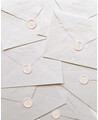 Envelopes artesanais para casamentos
