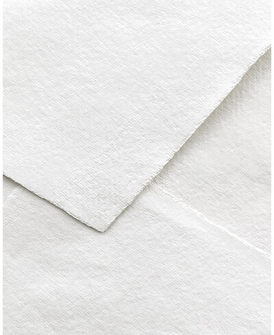 Envelope Artesanal Branco Marfim