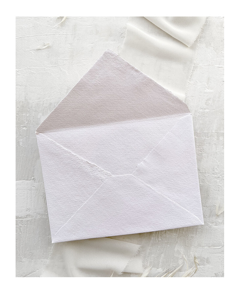Envelope artesanal rosa claro aberto Envelope artesanal rosa claro aberto