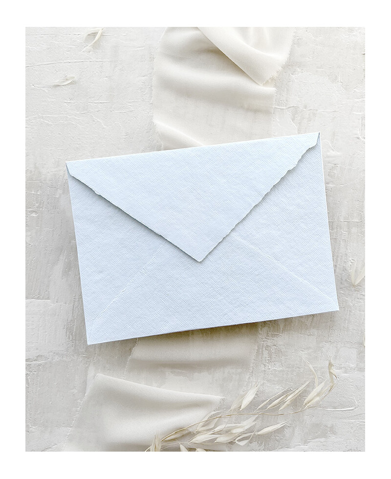 Envelope artesanal azul celeste premium Envelope artesanal azul celeste premium