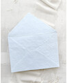 Envelope artesanal azul claro exclusivo