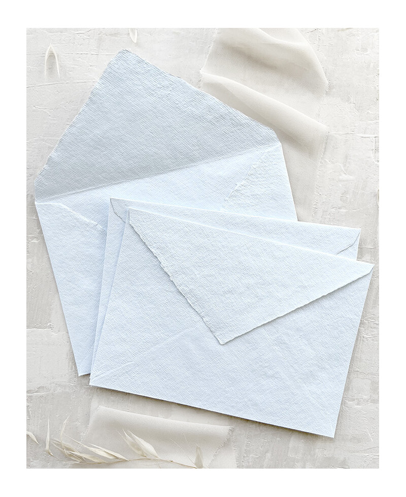 Envelopes feitos à mão da mais alta qualidade azul claro Envelopes feitos à mão da mais alta qualidade azul claro