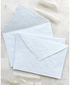 Envelopes feitos à mão da mais alta qualidade azul claro