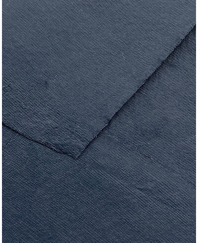 Envelope artesanal azul escuro