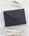 Envelope preto premium feito à mão