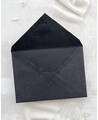 Envelope preto exclusivo feito à mão