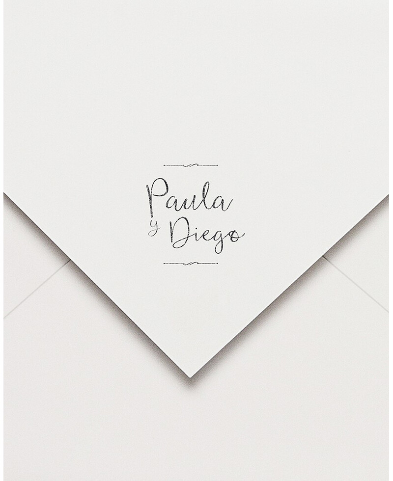 Sello de Caucho Lettering | Marmarina