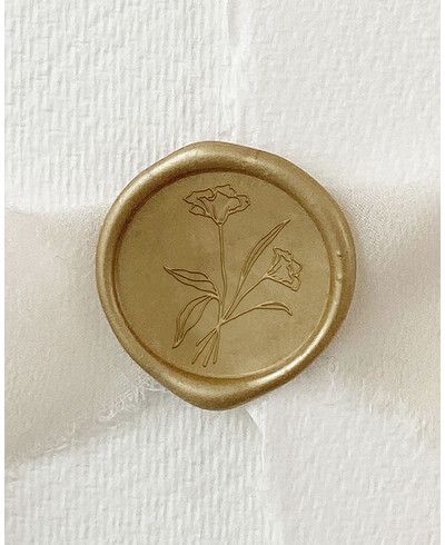 Carnation adhesive sealing wax