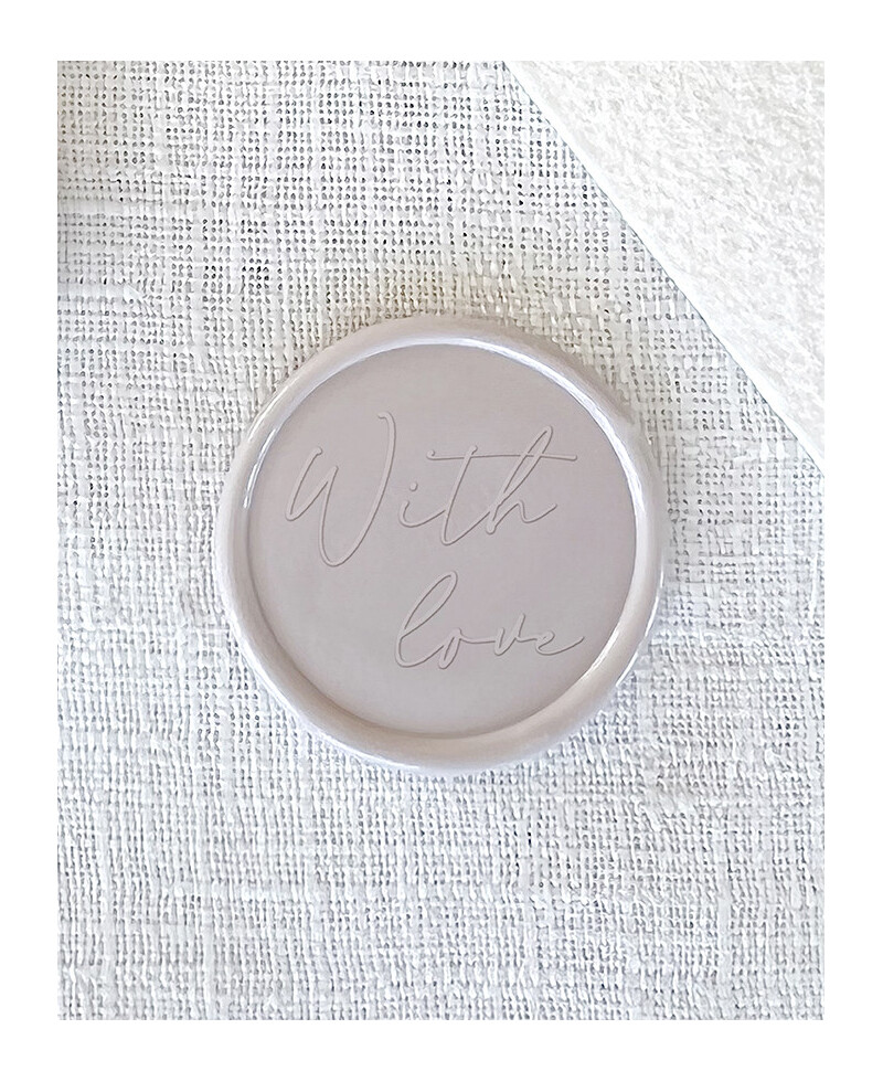 Prefabricated sealing with adhesive with love
