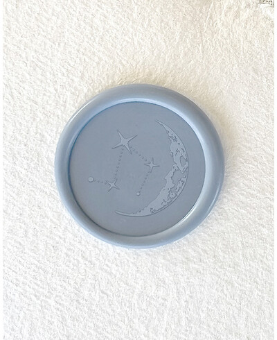Sealing seal with moon and stars sticker